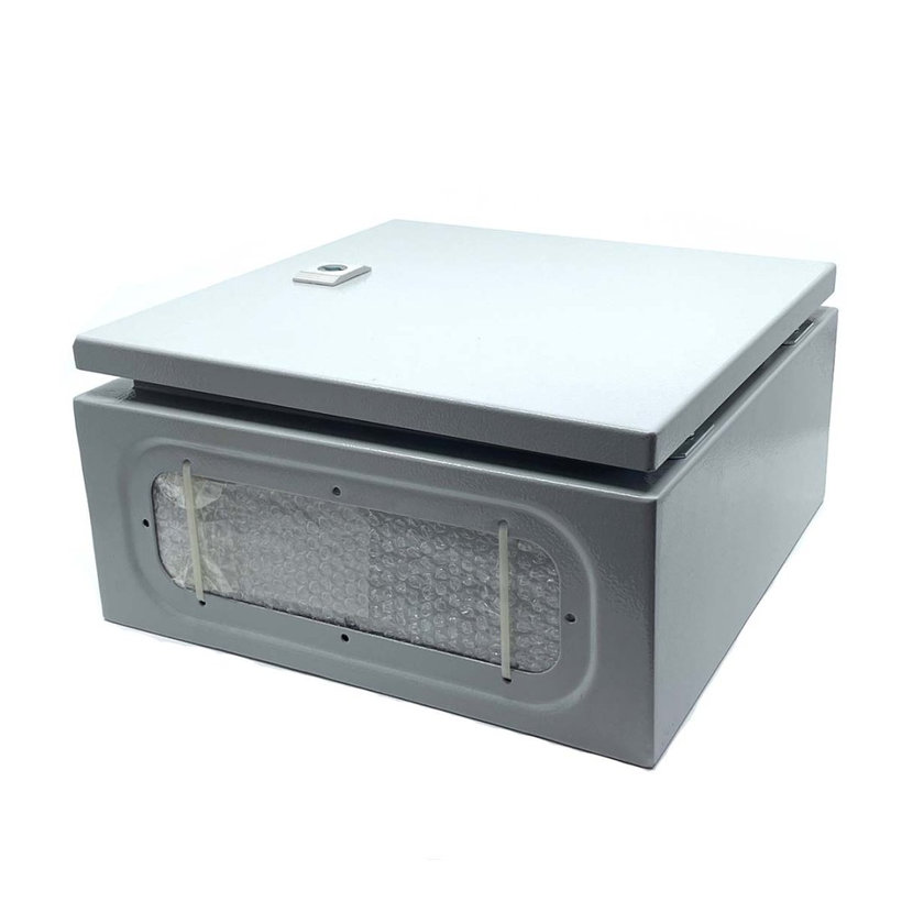 Oceľovo-plechová rozvodnica, sivá 300x300x150mm