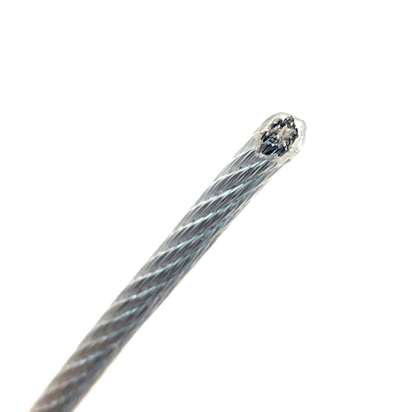 Oceľové lano DIN 3055 6x7 poplastované 2/3mm
