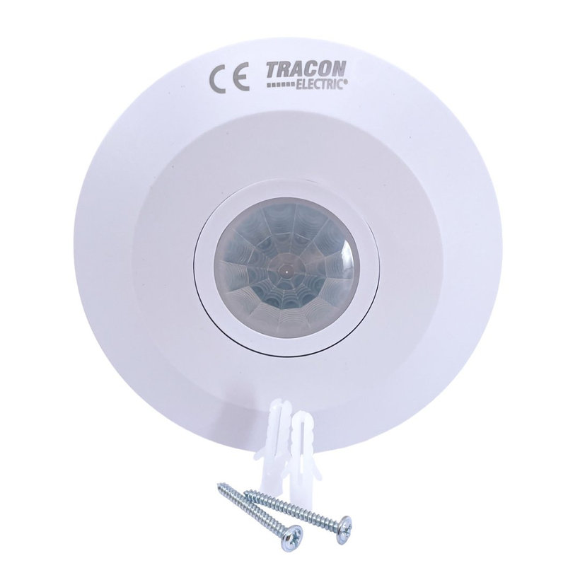 Snímač pohybu plochý - biely 360°