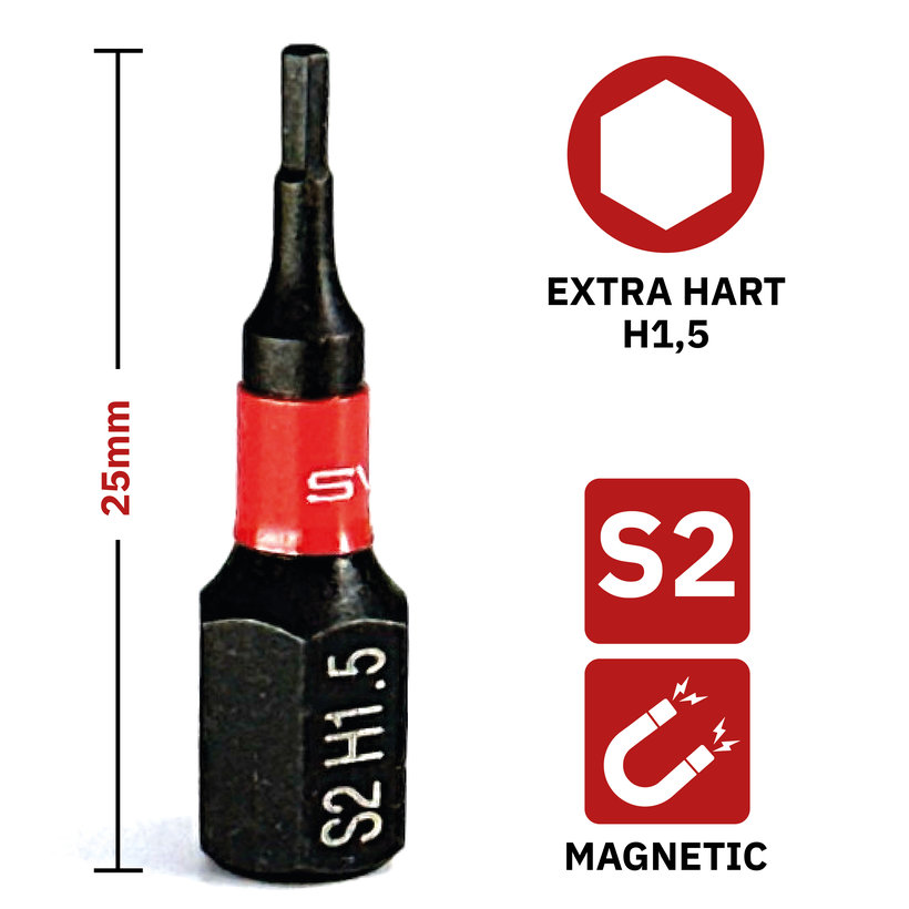 Bit magnetický H1,5x25 mm