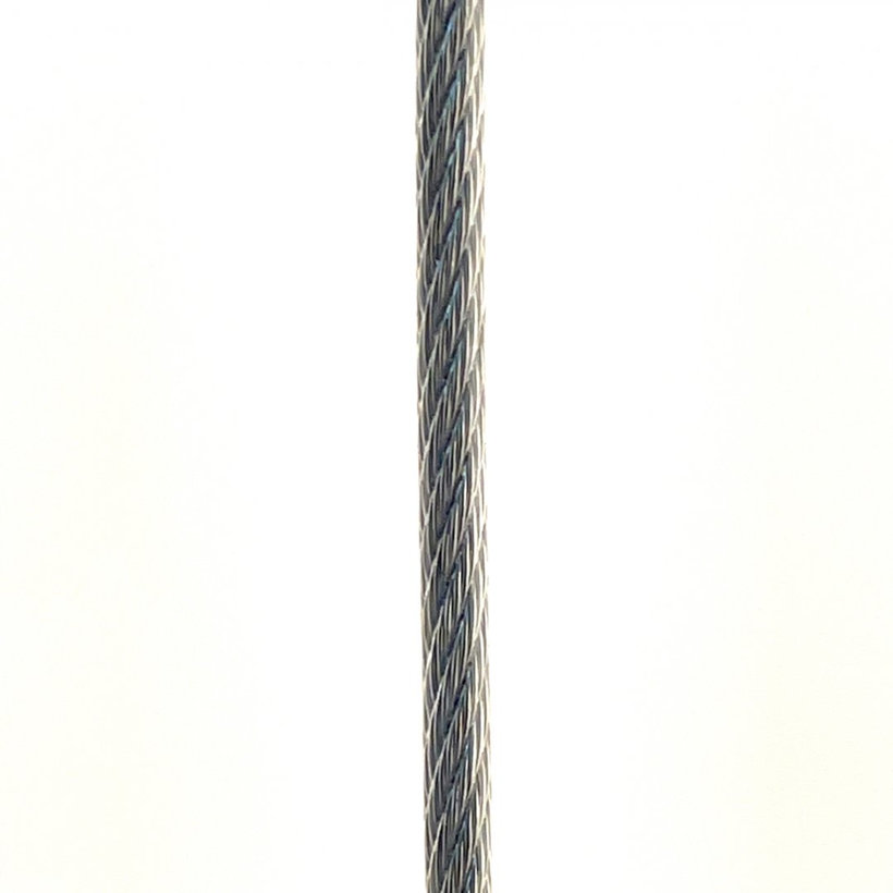 Oceľové lano DIN 3055 6x7 poplastované 2/3mm