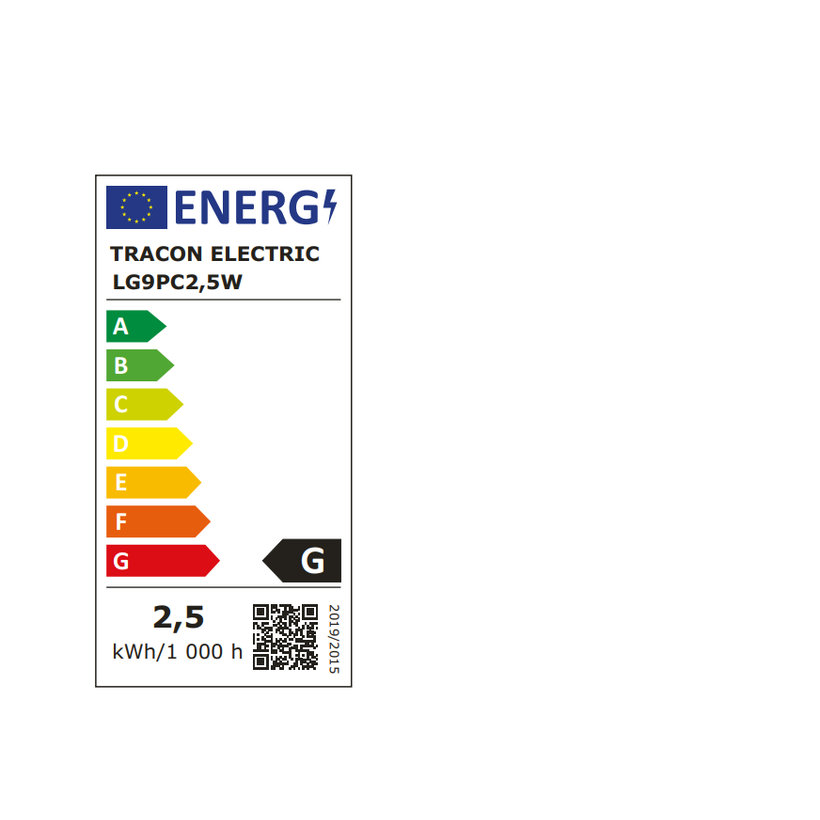 LED žiarovka 2,5W G9 - teplá biela