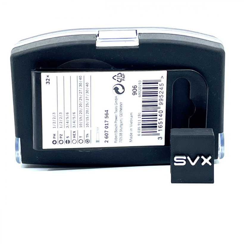 32-dielna sada bitov s farebným označením