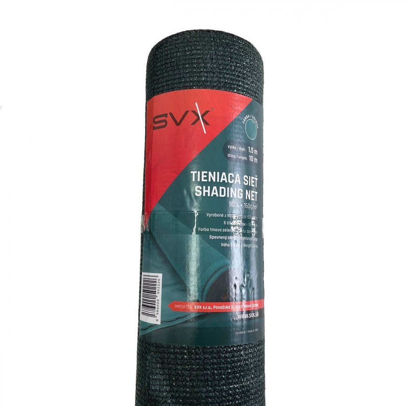 Tieniaca sieť zelená 90% - dĺžka 25m - výška 2m