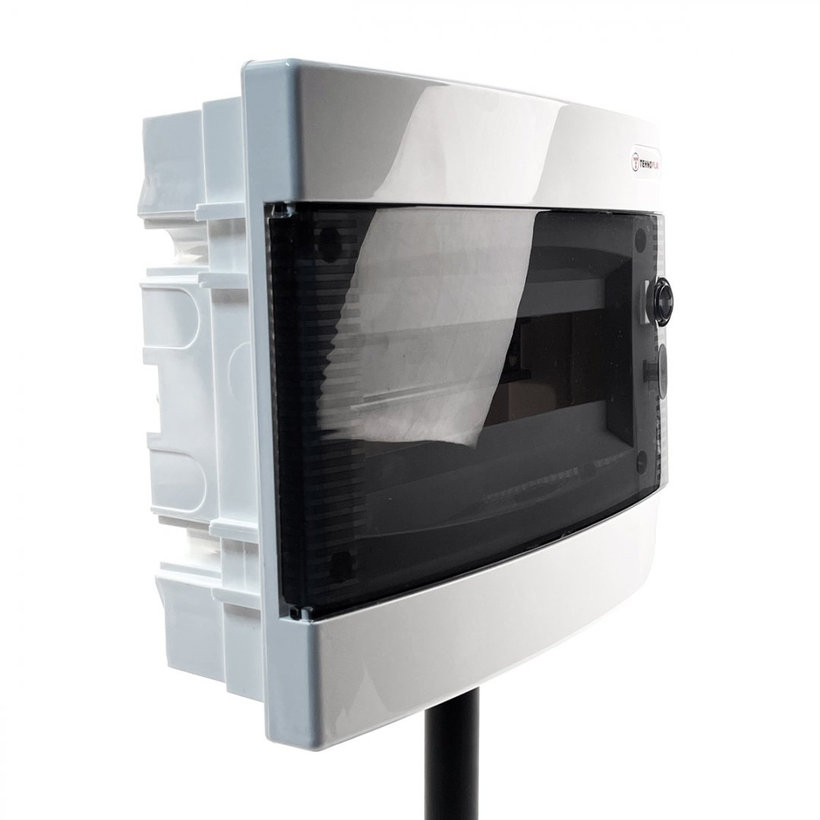 Rozvodnica zapustená biela U12 - C/P 283x232x106mm