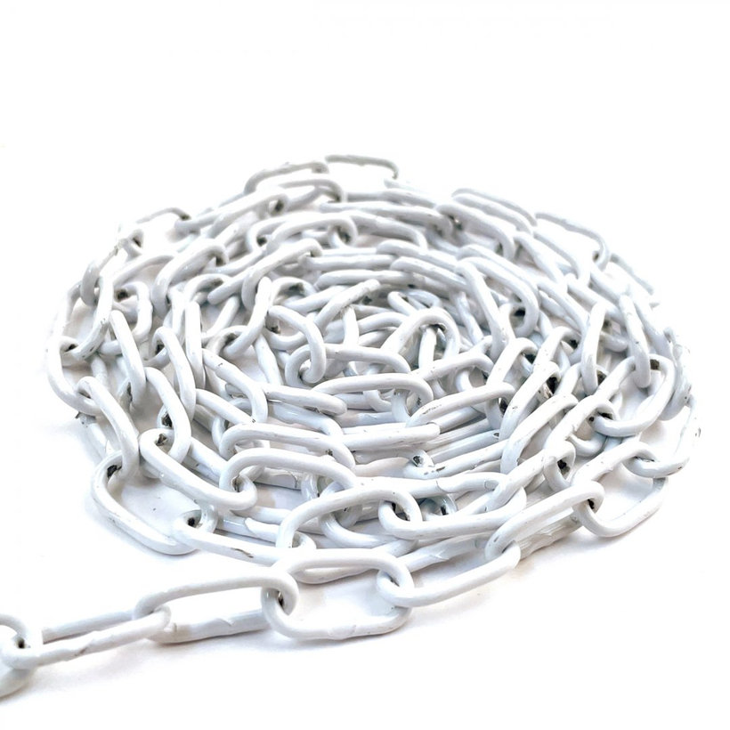 Klasická reťaz farebná na cievke/biela 3mm