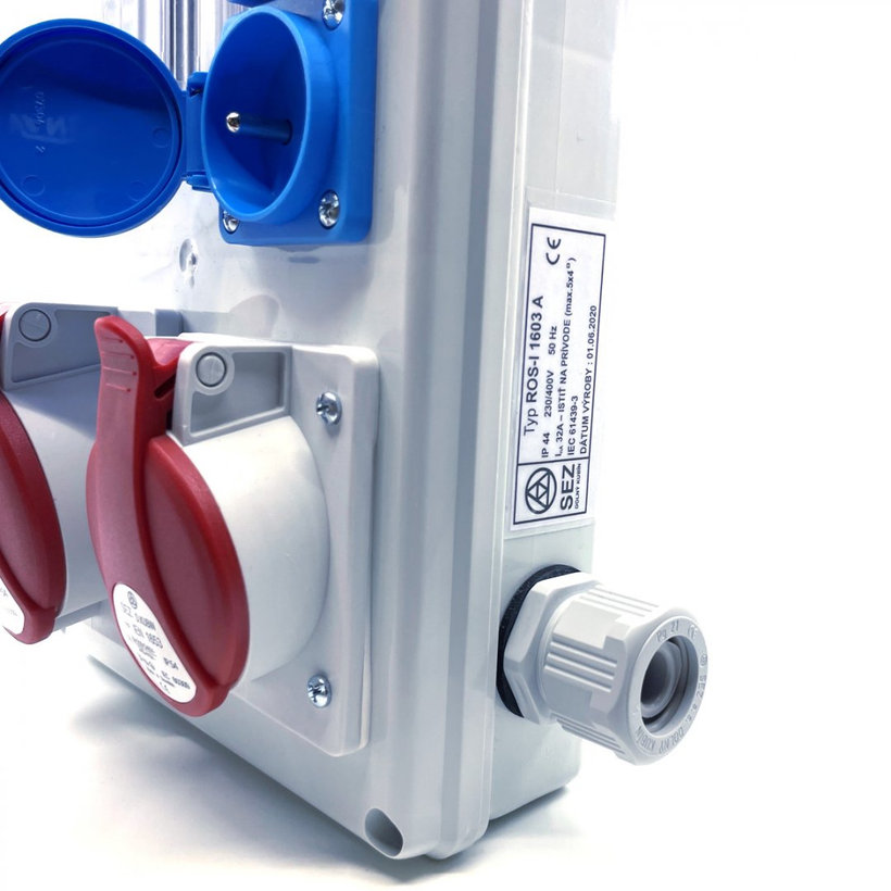 Zásuvková ROS-I 1603/A rozvodnica neistená