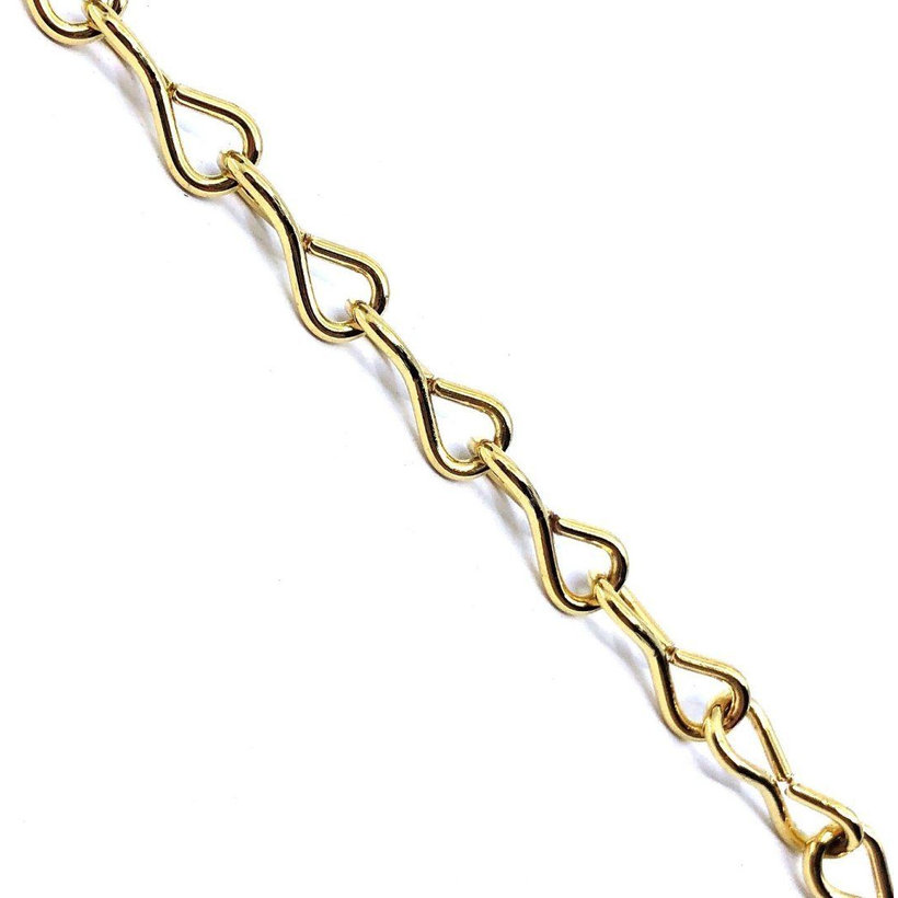 Reťaz hodinárska D žltý zinok 1,8mm