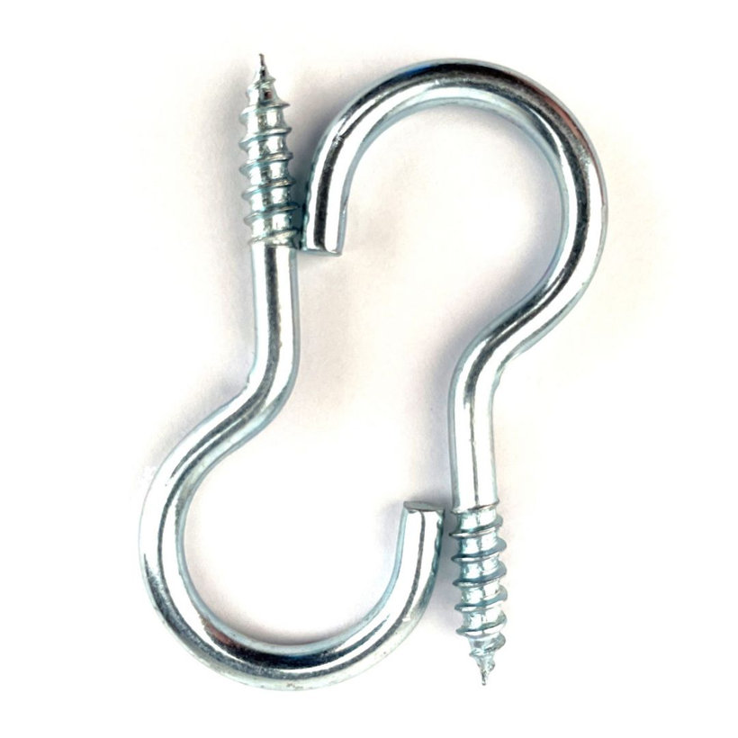 Hák prádlový s vrutom zn 65mm