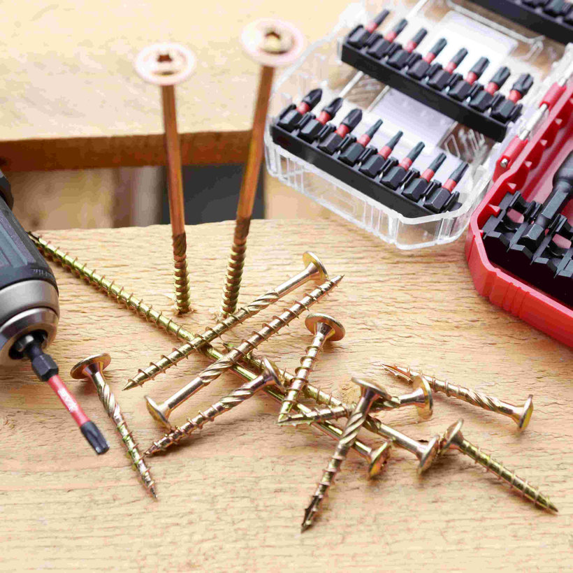 Vrut konštrukčný s tanierovou hlavou TX40 8x120mm