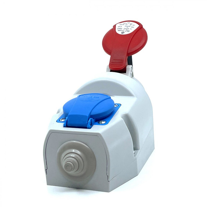 Zásuvka nástenná IZVZ 1643 16A 4p + 230V