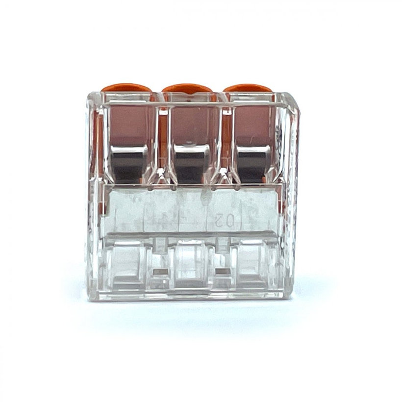 Svorka bezskrutková s páčkou - 3 vodiče