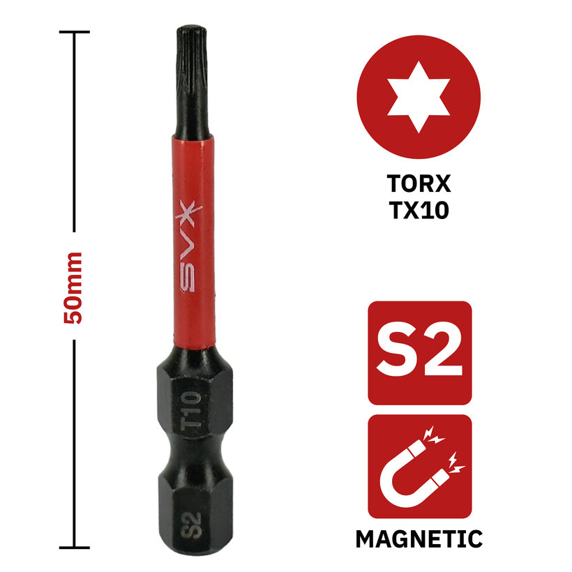 Bit magnetický TX10x50 mm