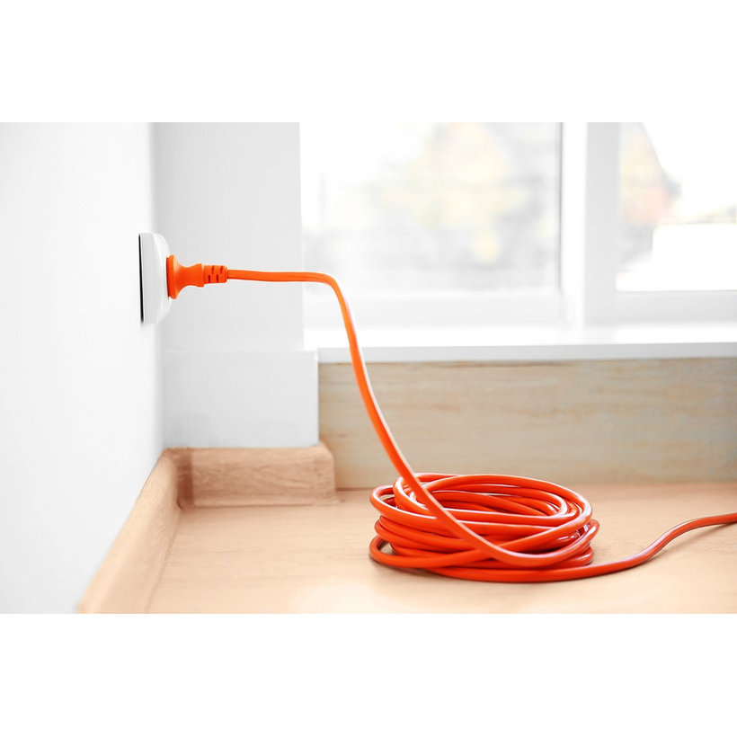 Predlžovací kábel červený 10m