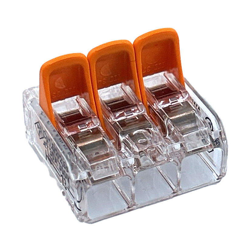 Svorka bezskrutková s páčkou - 3 vodiče