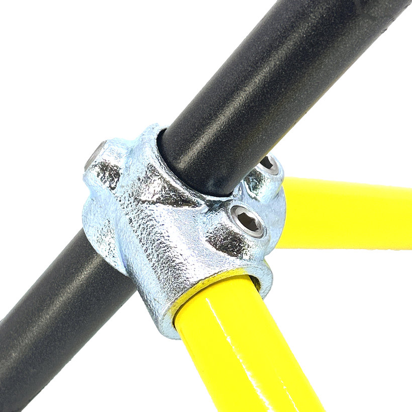 Spojovací článok štyri vetvy 27 mm - pozinkovaný