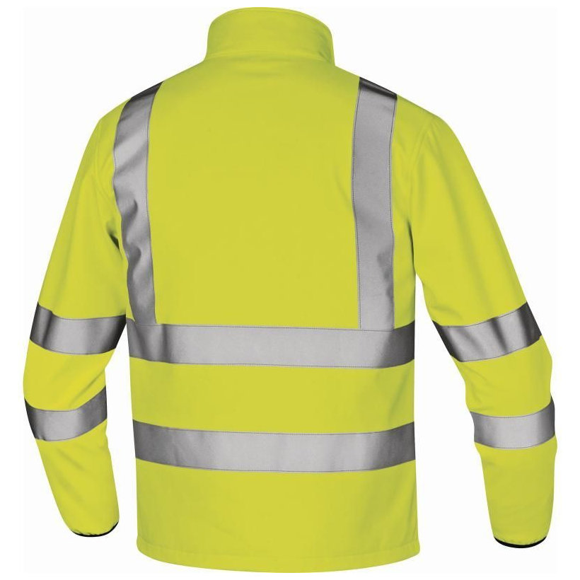 Reflexná softshellová bunda LEGA žltá M