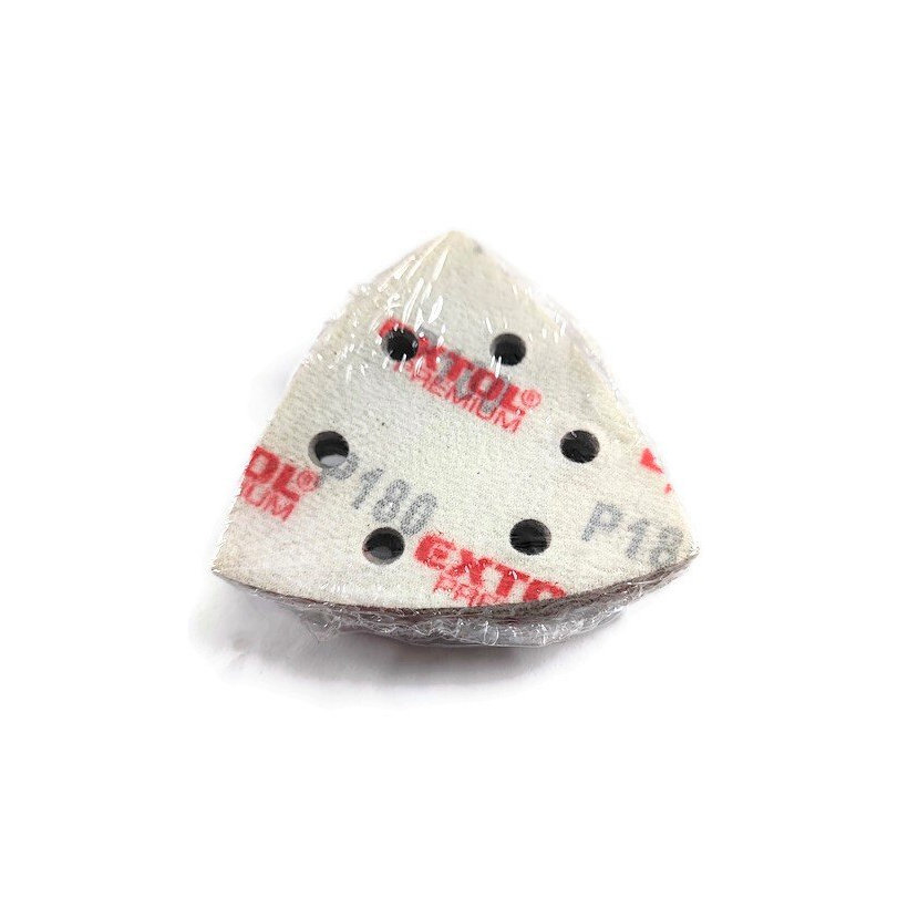 Brúsny papier na suchý zips - trojuholník 93mm P180 20ks