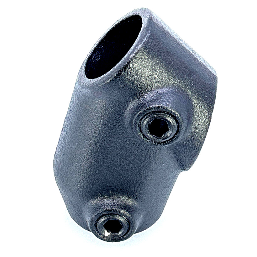 Spojovací článok tvar J 27 mm - čierny