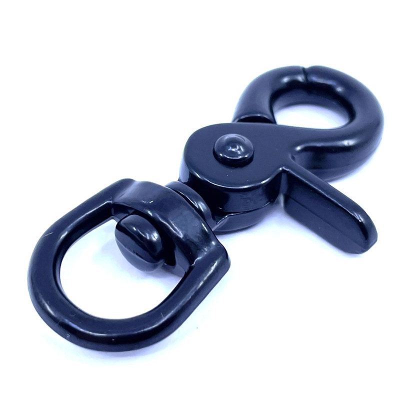 Karabína vypúšťacia čierna 16x61mm