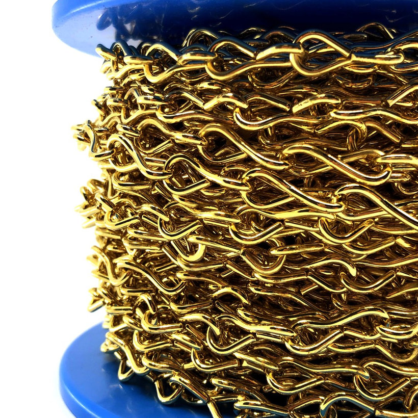 Reťaz hodinárska D žltý zinok 1,3mm