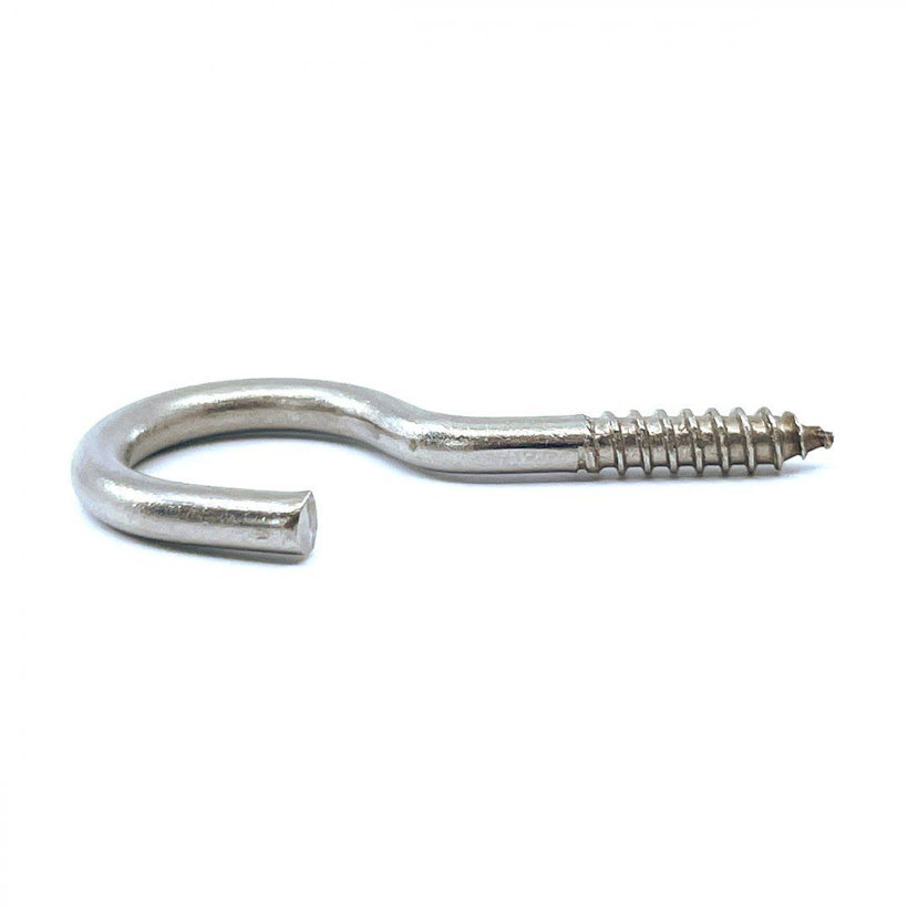Nerezový hák s vrutom 60 mm