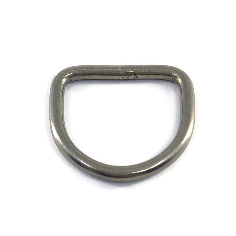 Nerezový krúžok zváraný tvar D A4 4 mm