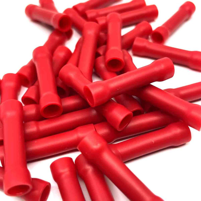 Izolovaná Cu lisovacia spojka červená 1,5mm²