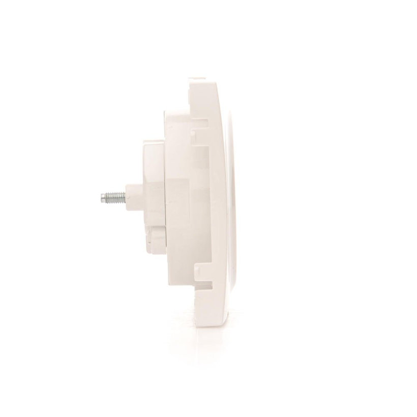 Kryt jednoduchej zásuvky s uzemnením - biely