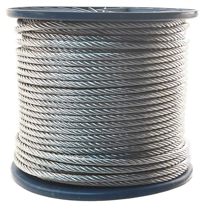 Oceľové lano 6x7- 3 mm