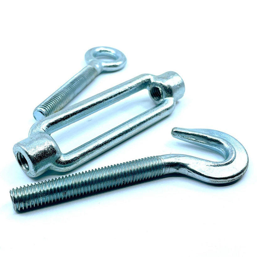 Napínač oko-hák DIN 1480 zn M24