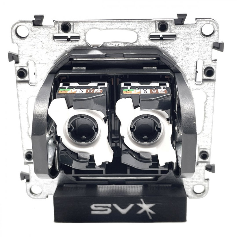 Valena LIFE zásuvka dátová 2xRJ45 Cat5e FTP biela