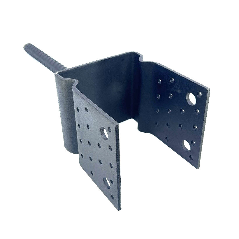 Pätka s prelisom široká hlava 101x100mm čierna