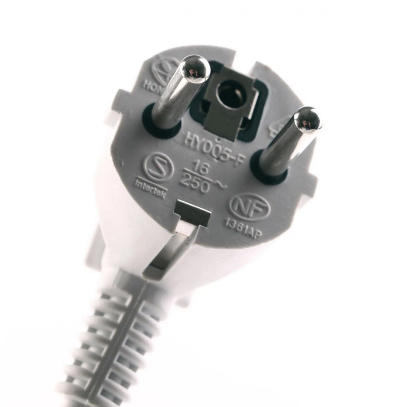 5 zásuviek 5m 3G1,5 Predlžovací kábel 16A biely s vypínačom