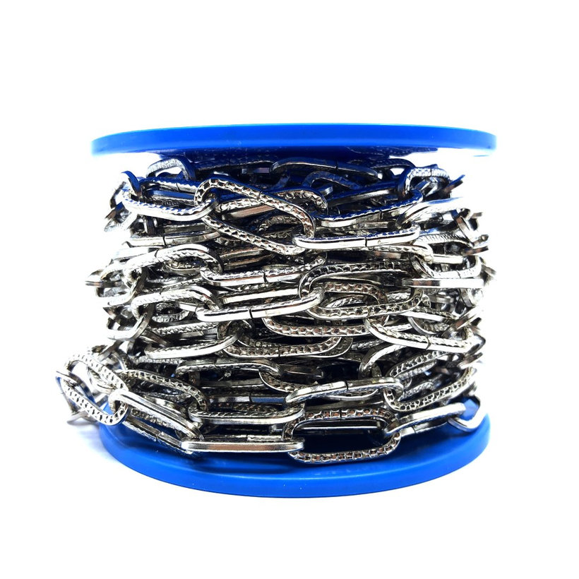 Reťaz ozdobná tepaná žltý zinok 2mm