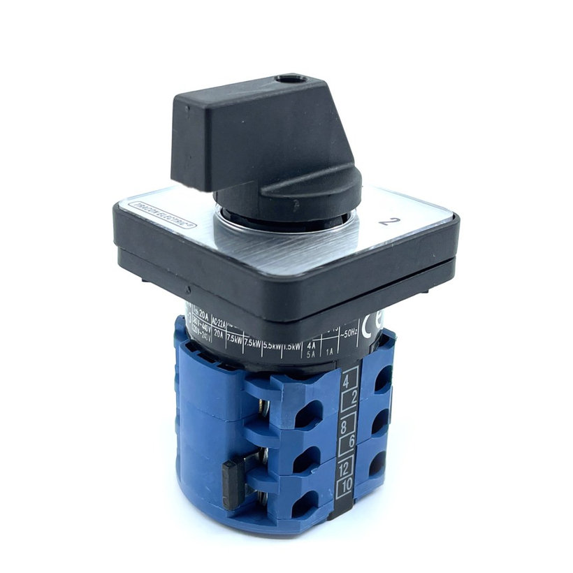 Reverzačný vačkový prepínač 20A