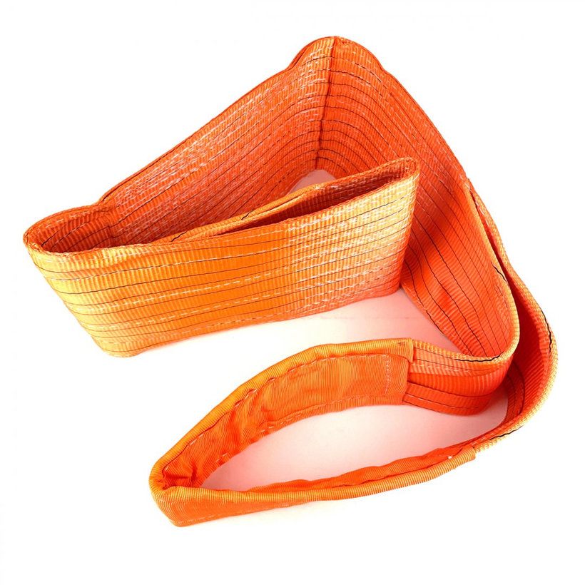 Zdvíhací pás - oko/oko Oranžový 10T/8M