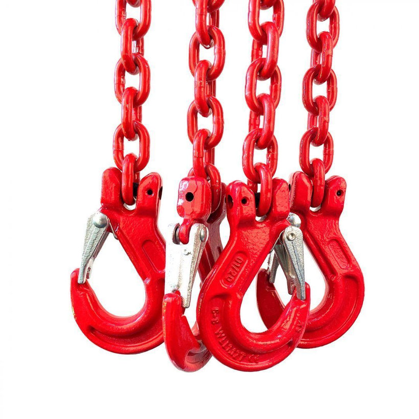 Reťazový záves oko-4 hák tr 80 so skracovačom (3 m, 2360/1700 kg, 6 mm)