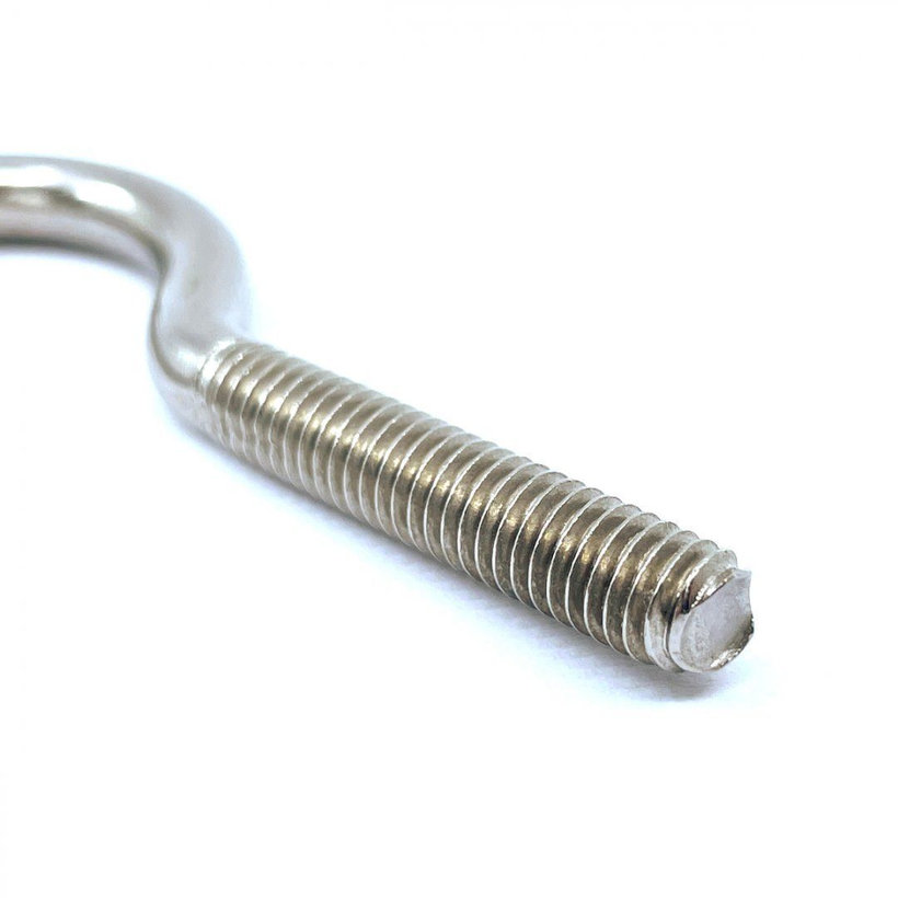 Nerezový hák so závitom M8