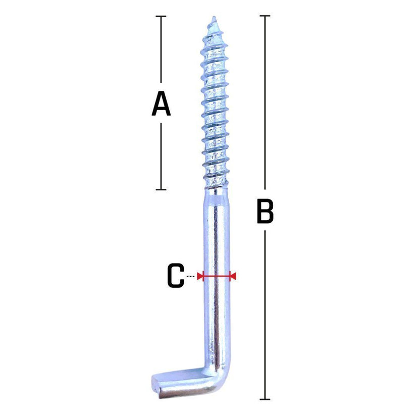 Skoba s plochou drážkou pozinkovaná 120mm