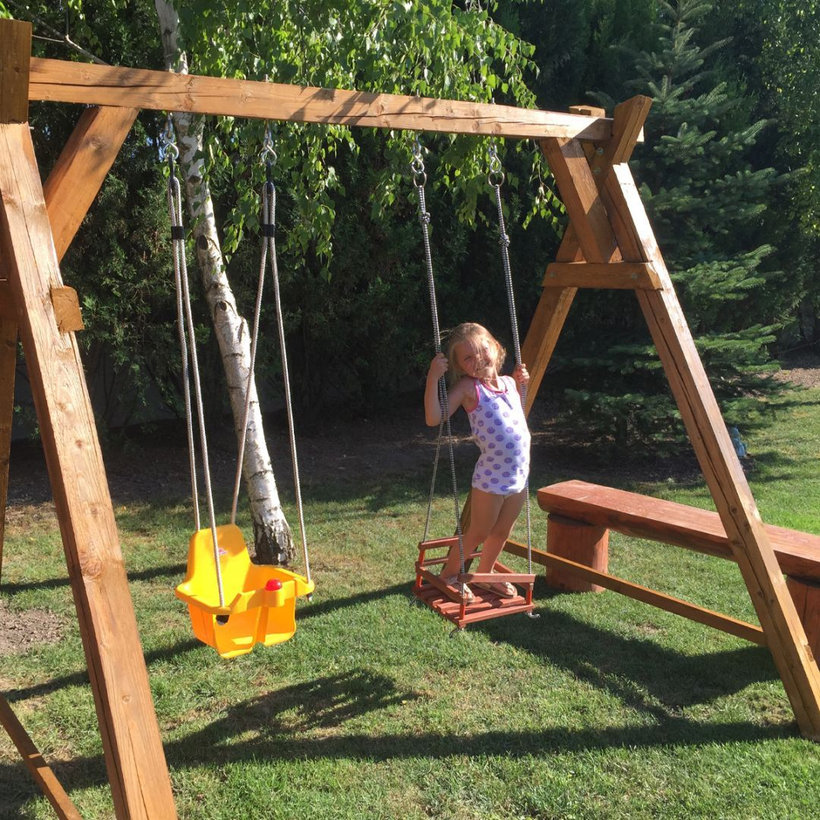 Hák hojdačkový so závitom zn M8x120mm