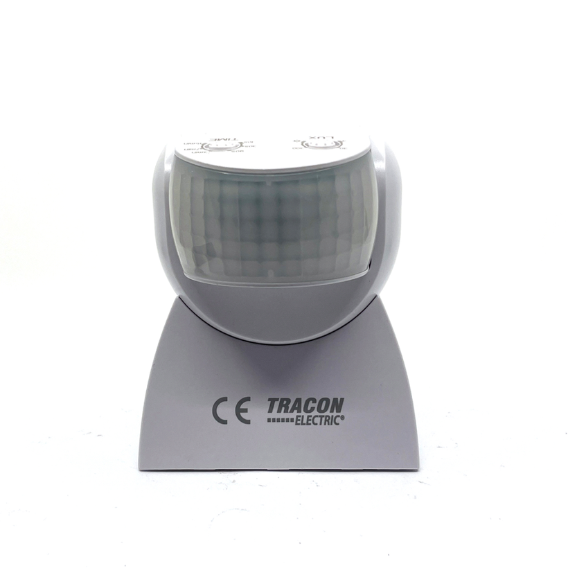 Snímač pohybu nástenný - biely 180°