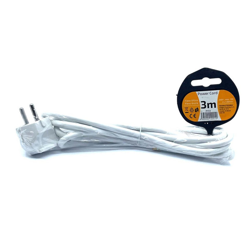 Flexo šnúra 3m 3x1 biela