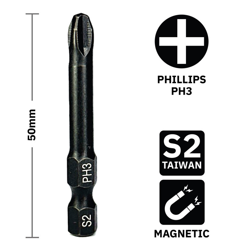 Bit magnetický PH3x50 mm