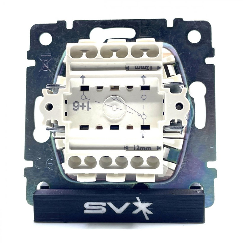 Valena vypínač žalúziový biely - spínač