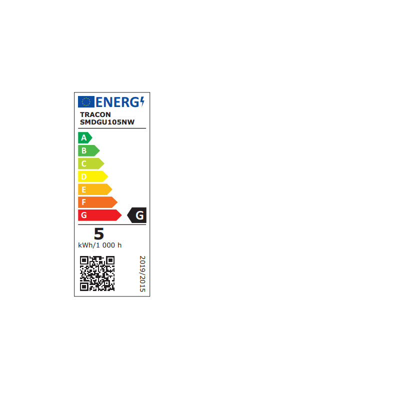 LED žiarovka SMD GU10 5W - neutrálna biela