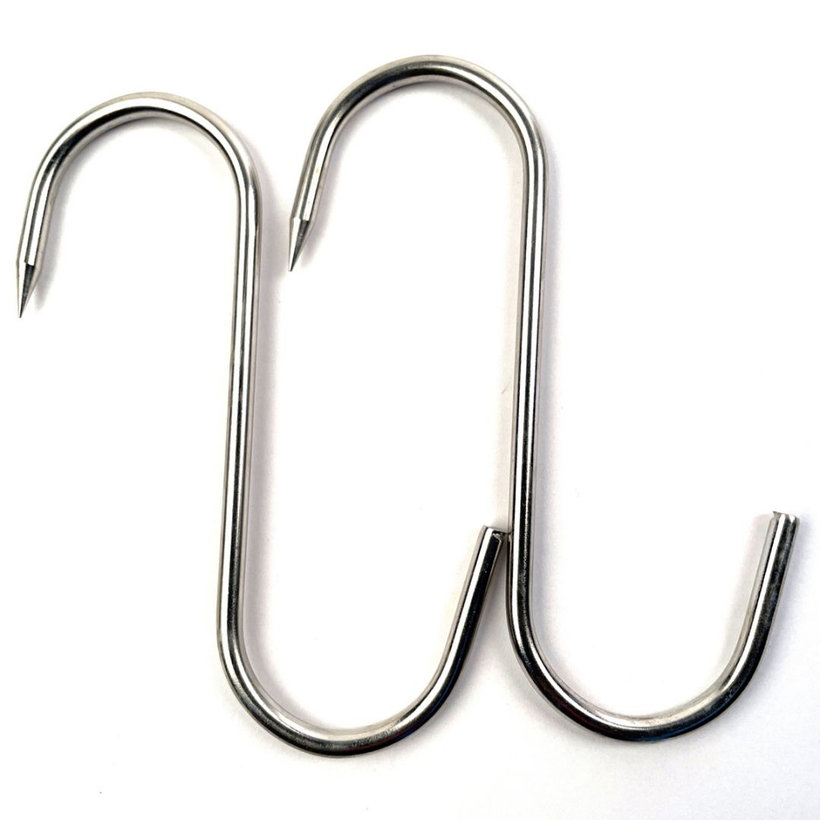 Nerezový hák mäsiarsky A2 80 mm