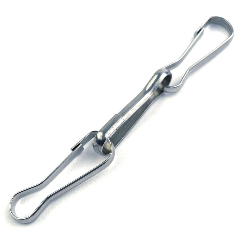 Nerezová karabína simplex A2 30 mm