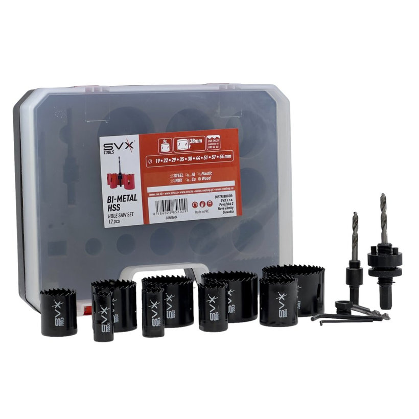 Bimetalové korunky 12-dielna sada