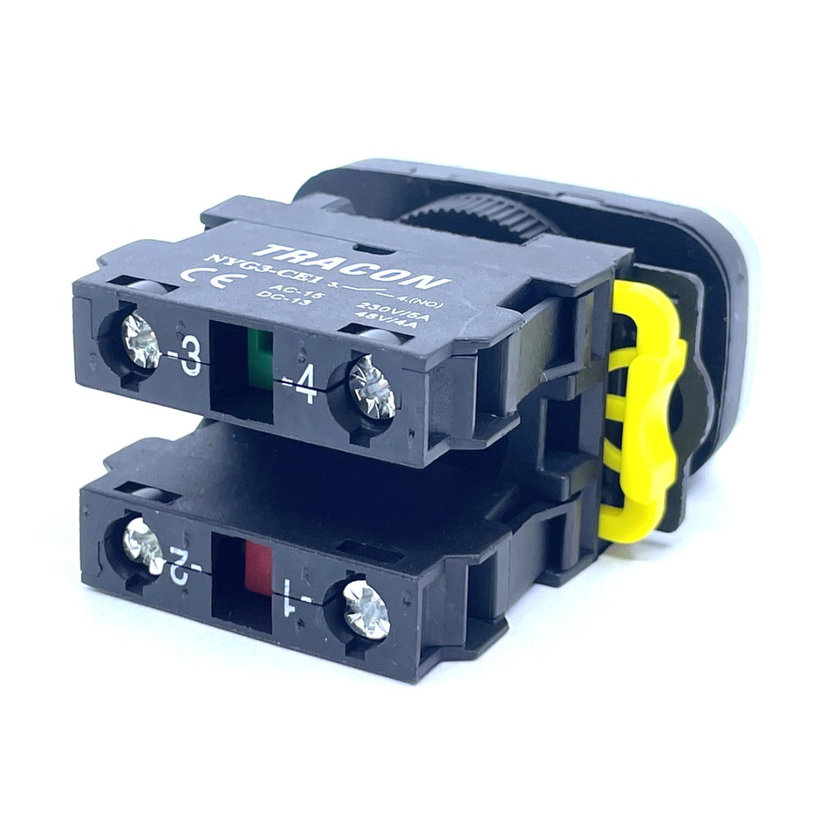 Dvojtlačidlo zelené+červené